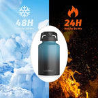 WATERSY 1 Gallon Water Bottle Insulated, BPA Free&Leak Proof, 128oz Stainless - Image 3