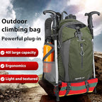 FENGDONG 40L Waterproof Lightweight Hiking, Travel Backpack - Image 3