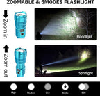 Flashlights High Lumens Rechargeable, 000LM LED Super Bright Flash Light - Image 2