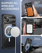 Lanhiem Magnetic for iPhone 15 Plus Case, IP68 Waterproof Dustproof Case - Image 3