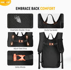 HALOVIE 15L Foldable Hiking Backpack Phone Pocket Lightweight Travel Daypack - Image 5