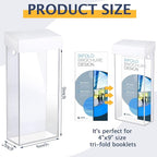 Remerry Acrylic Outdoor Brochure Holder 4 x 9 Inch Waterproof Wall Mount - Image 3