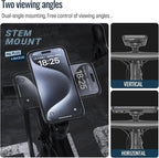 sincetop Bike Phone Mount, Mountain Bicycle Stem Cap Phone Holder, Universal - Image 6