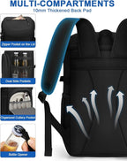 Pritent Cooler Backpack for Men Women Insulated Waterproof Backpack Cooler Leak - Image 6