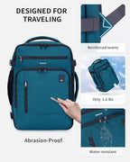 ECOHUB 17" Small Travel Backpack, United Airlines Personal Item Bag 17x10x9 - Image 6