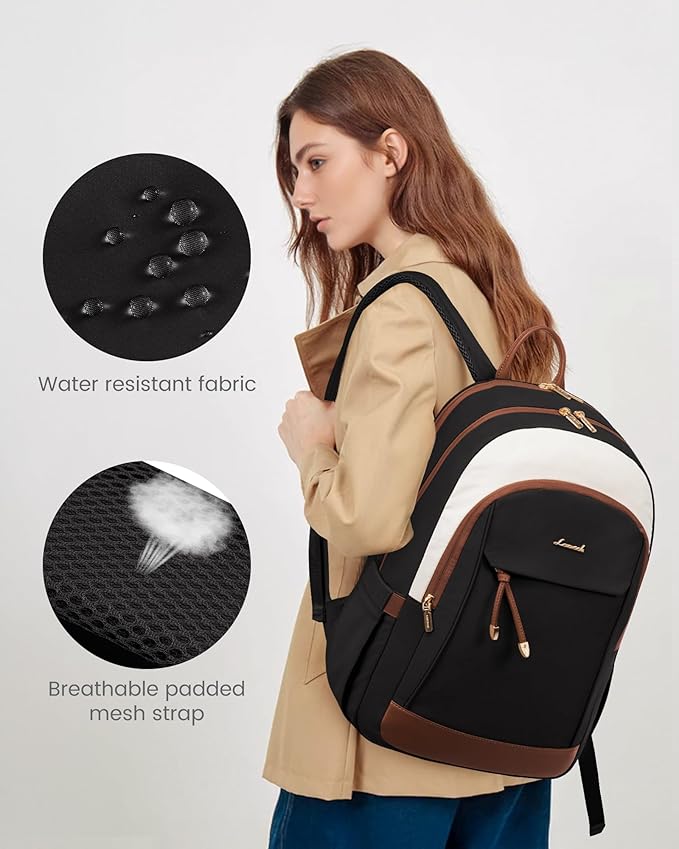 LOVEVOOK 15.6 Inch Laptop Backpack Women, Fashion Backpack - Image 6