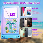 Personalized Initial Waterproof Phone Pouch Case - Image 2