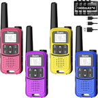 Radios Walkie Talkies Long Range: Rivins F22 Rechargeable Walkie Talkies by Rivins