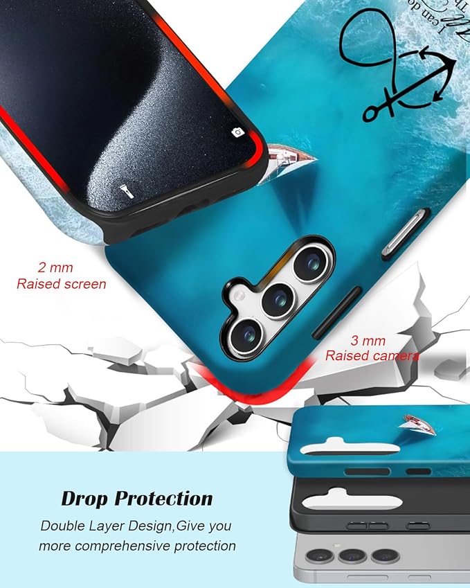 Compatible for Samsung Galaxy A27 5G Case, Dual Layer Heavy Duty 2 in 1 - Image 3