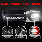 LED Headlamp 2-pack Battery Powered | Head Lamp - Image 4