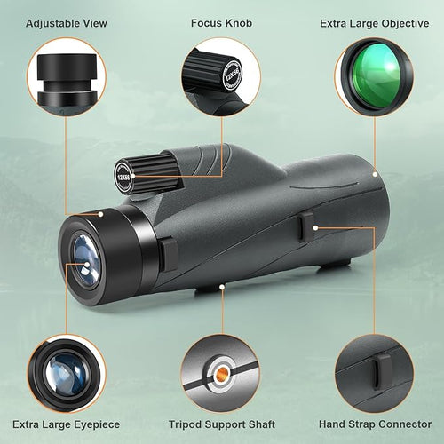 12x56 High Power Monocular Telescope - Image 2