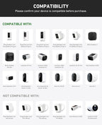 Holicfun Gutter Mount for Ring, and Arlo Outdoor Security Cameras, No-Drill - Image 7