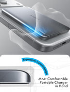 LISEN Qi2 15W Ultra Slim MagSafe Battery Pack, 5000mAh Fast Charging MagSafe - Image 7