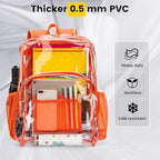 Vorspack Clear Backpack Heavy Duty PVC Transparent Backpack - Image 3