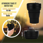 12 Oz Silicone Collapsible Travel Cup - Image 3