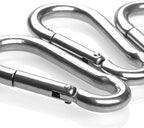 30 Pack 2 Inch Small Carabiner Clip Heavy Duty Spring Snap Hook M5 Stainless - Image 4