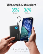INIU Portable Charger with Flashlight, 45W Fast Charging Tablet Power Bank with - Image 4