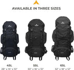 Teton 55L Scout Internal Frame Backpack - Image 6