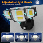 Abovizo 90W Flood Lights Outdoor, 10000LM Dusk to Dawn Outdoor Lighting - Image 7