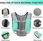 INOXTO Running Hydration Vest Backpack, Lightweight Insulated Pack - Image 3