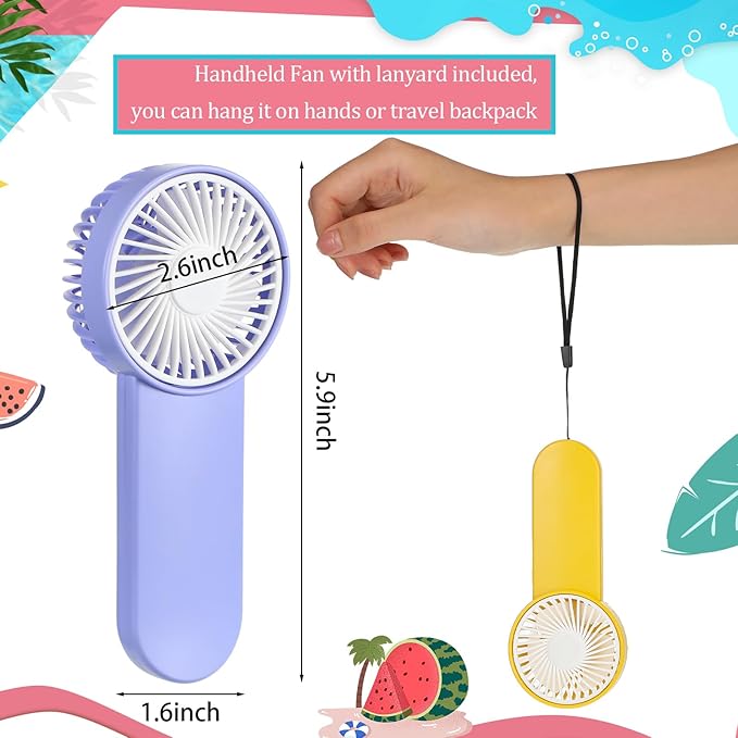 Sumind 72 Pcs Small Personal Portable Fan Mini Handheld Bulk 1 Speed Electric - Image 3