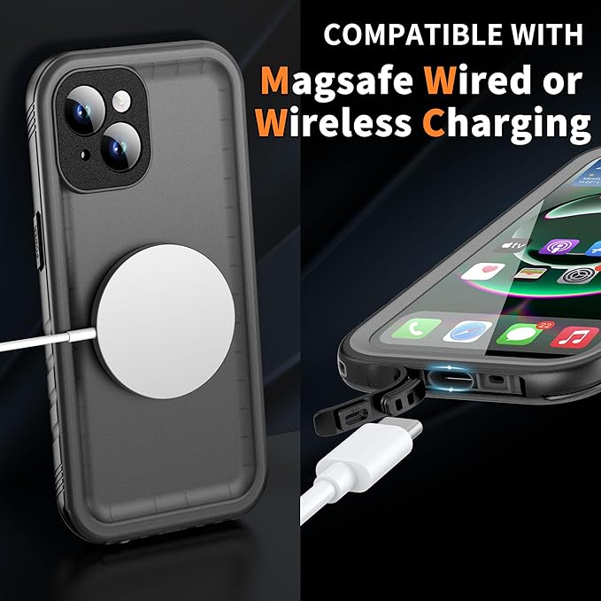 Cozycase Compatible with iPhone 14 Plus Waterproof Case - Image 8