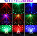 Battery Powered Disco Ball, Rechargeable Party Lights, Strobe Lights Sound - Image 3