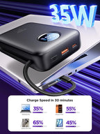 Aioneus Portable Charger, 35W PD Fast Charging Power Bank 20000mAh, Battery Pack - Image 2
