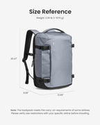 tomtoc Travel Backpack 40L, TSA Friendly Flight Approved Carry-on Luggage Hand - Image 11