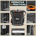 OSAH DRYPAK Waterproof Backpack Dry Bag 25L/35L/55L/85L – Heavy Duty Roll-Top - Image 3