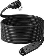 DEWENWILS Flat Plug Extension Cord, 25 FT 16/3 Awg Grounded Power Cable by DEWENWILS
