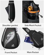 WATERFLY Crossbody Sling Bag Small Water Resistant Backpack Lightweight - Image 3