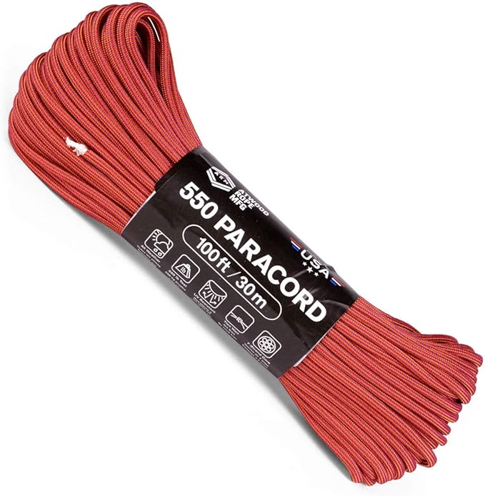 Atwood Rope MFG Color Changing 550 Paracord 100 Feet 7-Strand Core Nylon by AtwoodRopeMFG