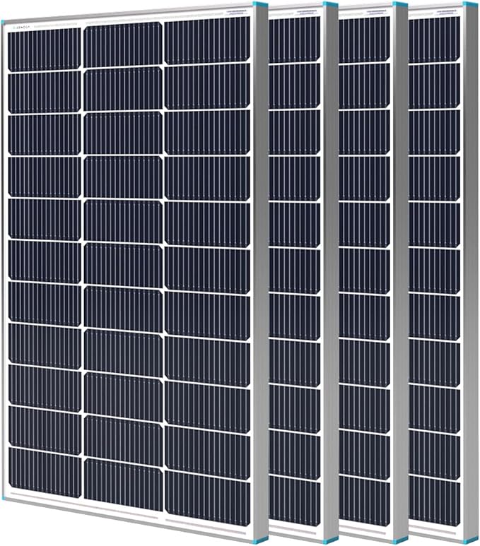 Renogy 4PCS N-Type 100 Watt Solar Panels 16BB, 12V 400W Solar Panel 25% by RenogySolar