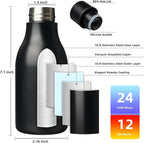BJPKPK Insulated Water Bottles, 12oz Stainless Steel Metal Water Bottle - Image 3