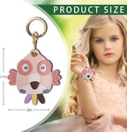 Leather Keychain Case Holder Compatible - Image 2