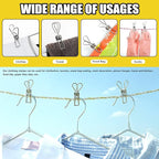 145 Pcs Multi-Purpose Stainless Steel Clothes Pins - Image 7