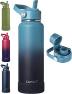 CIVAGO 40 oz Insulated Stainless Steel Water Bottle by CIVAGO