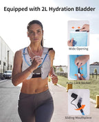 ECOHUB Running Hydration Vest Backpack, Lightweight Breathable Pack - Image 6
