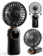 coldSky Portable Handheld Fan, 4000mAh Battery Operated 3 in 1 Multifunction by Fabricshaver