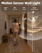 EZVALO Motion Sensor Wall Lights, 4000mAh Rechargeable Battery Operated Wall - Image 2