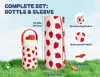 12 oz Kids Metal Water Bottle: 2-in-1 Straw Spout Lid, Spill-Proof, Easy Clean - Image 3