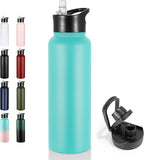 VEGOND 40 oz Insulated Water Bottle Stainless Steel Metal Water Bottles by VEGOND
