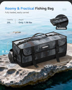 Large Fishing Tackle Bag for Soft Plastic Baits Storage, Fishing Gear Organizer - Image 5