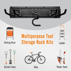 Garden Tool Rack Set, Garage Wall Organization Hanger - Image 3