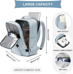 coowoz Travel Backpack For Women Men Airline Approved, Large Hiking Laptop - Image 3