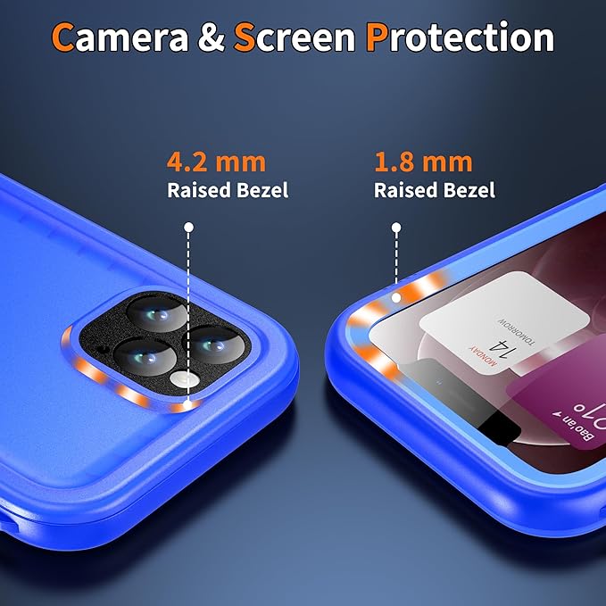 Cozycase Waterproof Case for iPhone 11 Pro Max, Shockproof Full-Body Rugged - Image 8