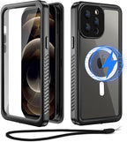 Beeasy for iPhone 12 Pro Waterproof Case, 360 Full Body Heavy Duty Phone Case by Beeasy