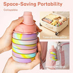 Collapsible Water Bottles for Travel, Foldable Sports Water Bottle for Kids - Image 3