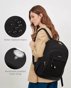 LOVEVOOK Laptop Backpack for Women, 15.6 Inch Waterproof Work Backpack - Image 5